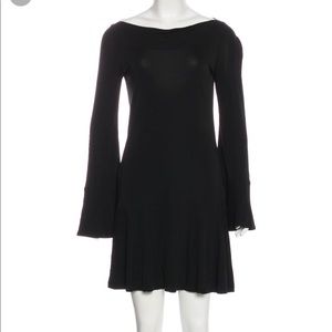 Diane von Furstenberg Black Reema Mini Dress